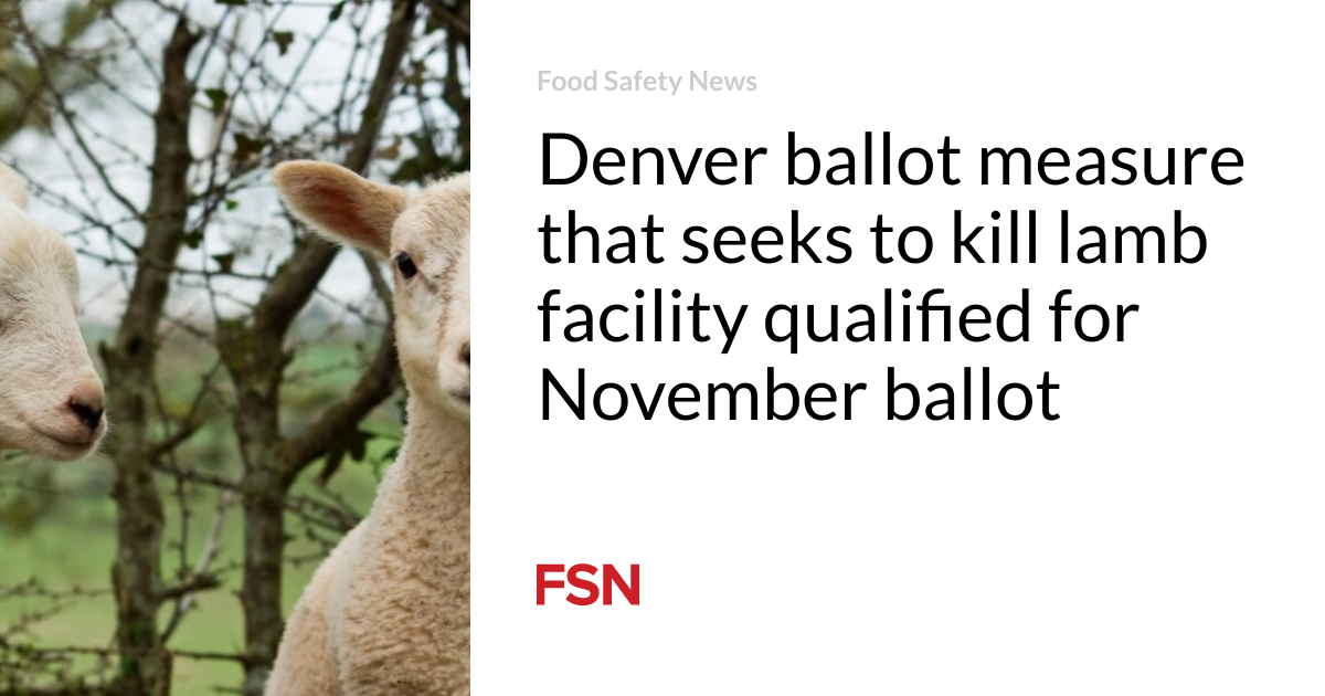 Denver ballot measure aimed at killing lambs qualified for November's ballot