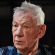 Ian McKellen admitted to hospital after falling off stage during a performance in London