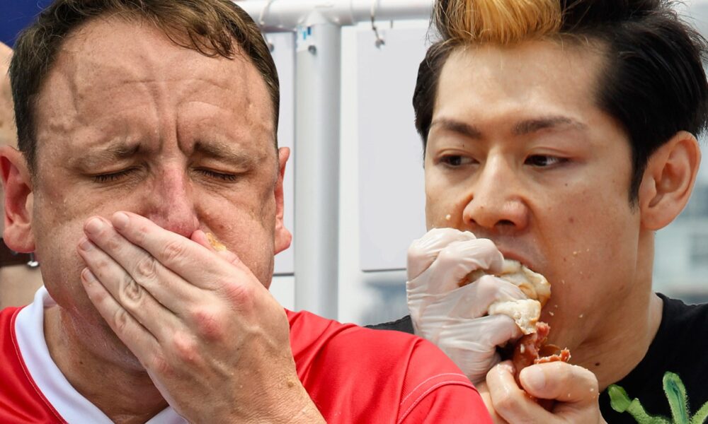 Joey Chestnut and Kobayashi will compete in the hot dog eating contest in September