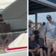 Justin Timberlake's arresting officer enjoys a boat party and not the publicity