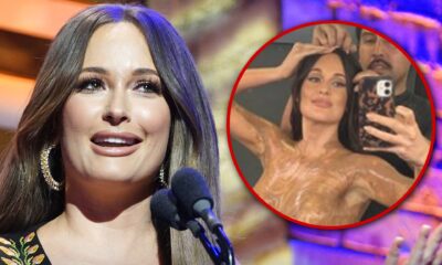 Kacey Musgraves posts completely nude photo online, covered in muddy material