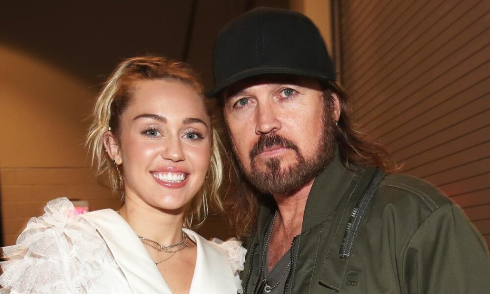 Miley Cyrus hopes Billy Ray Cyrus' divorce is the "right direction."