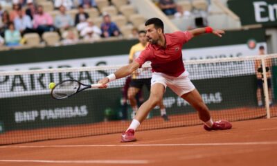 Novak Djokovic tears right medial meniscus and withdraws from French Open