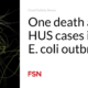 One death and seven HUS cases in the E. coli outbreak in Britain