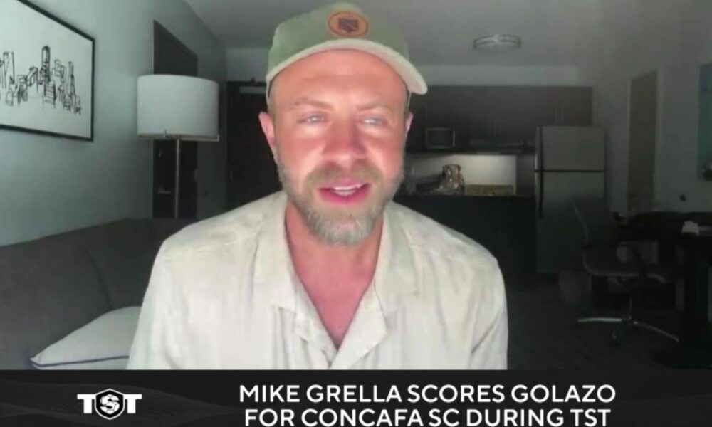 Pat McAfee takes on CBS Sports Golazo's Mike Grella for a stunning TST 2024 goal