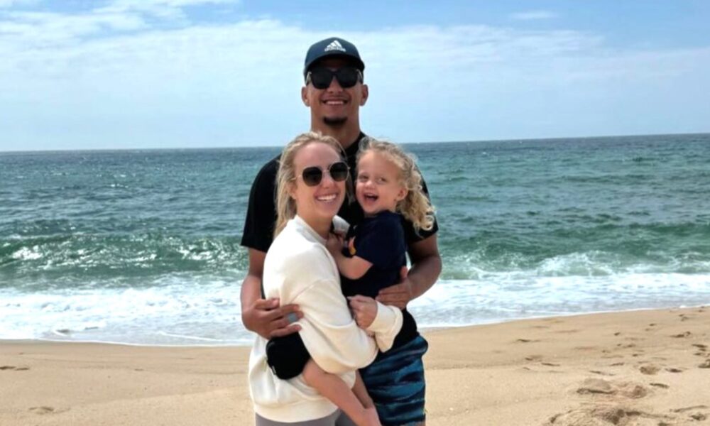 Patrick and Brittany Mahomes take children on holiday to Portugal