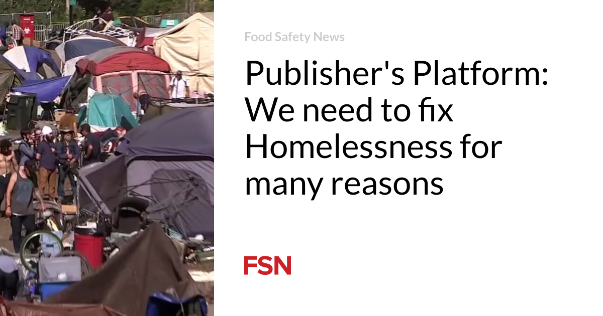 Publisher Platform: We need to solve homelessness for many reasons