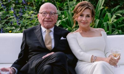 Retired media mogul Rupert Murdoch marries for the fifth time at the age of 93