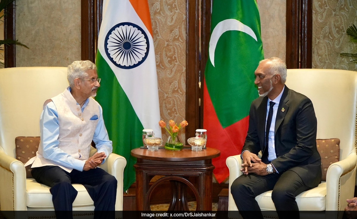 S Jaishankar to Maldives President Mohamed Muizzu