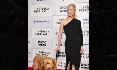 Selma Blair dazzles with her service dog at the Tribeca Film Festival
