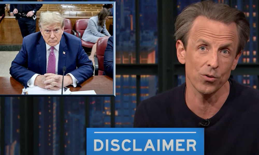 Seth Meyers Utterly Destroys Trump With Biden Disclaimer Jokes for the Ages