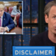 Seth Meyers Utterly Destroys Trump With Biden Disclaimer Jokes for the Ages