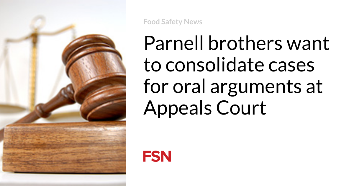 The Parnell brothers want to combine cases for arguments at the Court of Appeal