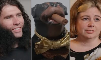Triumph The Insult Comic Dog goes blunt.  With undecided voters