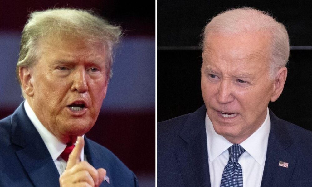 Trump accuses Biden of 'providing material support to terrorism' during 78th anniversary celebrations