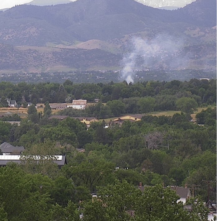 Two wildfires started in the Littleton neighborhood on Saturday