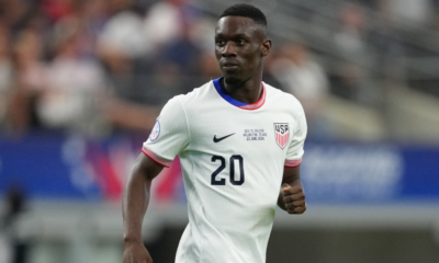 US Soccer condemns racism after Folarin Balogun shared the abuse he received on social media after the USMNT loss