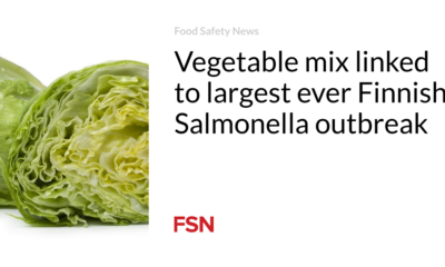 Vegetable mix linked to largest outbreak of Finnish Salmonella ever