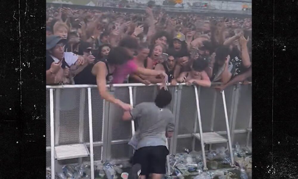 White Sox fan shot by a flurry of punches during a wild pit fight at a festival