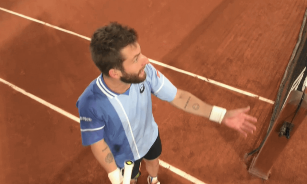 Why do French Open referees wear cameras on their heads?