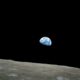 Historic photo of Earth taken from lunar orbit in 1968