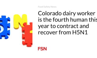 A Colorado dairy worker has become the fourth person this year to contract and recover from H5N1
