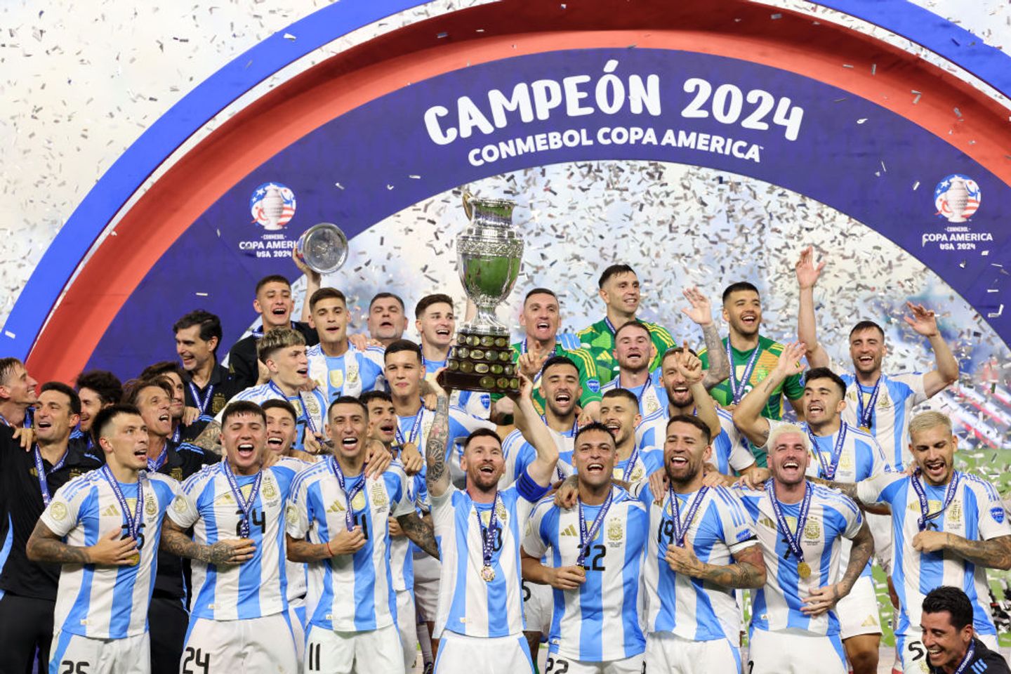 Argentina vs Colombia live updates: Messi lifts Copa America trophy in final marred by chaos outside venue