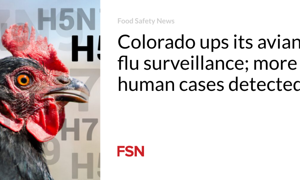 Colorado Increases Avian Flu Surveillance;  more human cases discovered