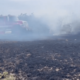 Grass fire along I-25 causes smoke and slows traffic near Castle Rock