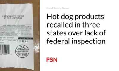Hot dog products recalled in three states due to lack of federal inspection