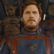 Quill, Mantis, Drax and Groot in Guardians of the Galaxy Vol. 3