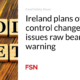 Ireland plans official control changes and warns against raw beans