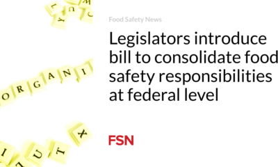 Lawmakers are introducing a bill to consolidate food safety responsibilities at the federal level