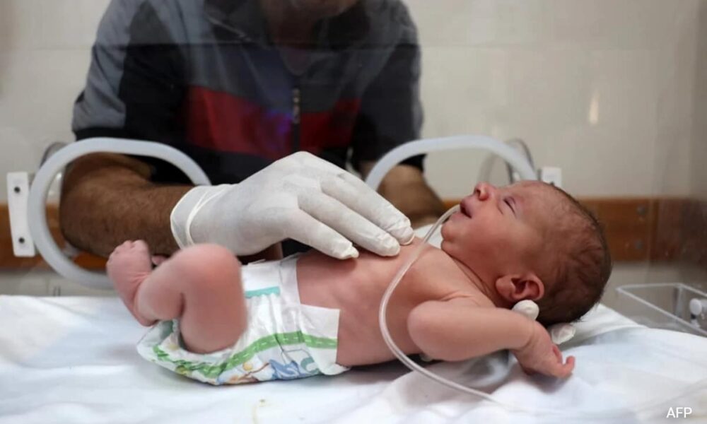 Newborn rescued from dead mother's womb after Israel attacks Gaza hospital