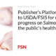 Publisher's Platform: Kudos to USDA/FSIS for making progress on Salmonella and the public's health.