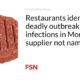 Restaurants identified in deadly E. coli infection outbreak in Montana;  supplier not mentioned