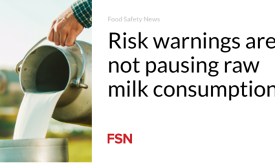 Risk warnings do not stop raw milk consumption