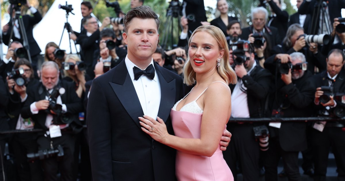 Scarlett Johansson jokes about her prenup with Colin Jost