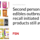 Second person dies in edibles outbreak;  recall initiated, but products are still available