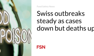 Swiss outbreaks remain stable as the number of cases decreases, but the number of deaths increases