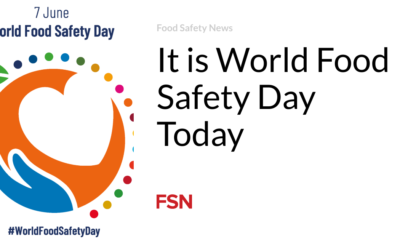 Today is World Food Safety Day