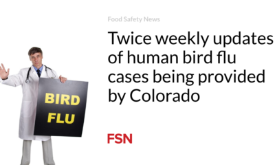 Twice weekly updates of human bird flu cases across Colorado