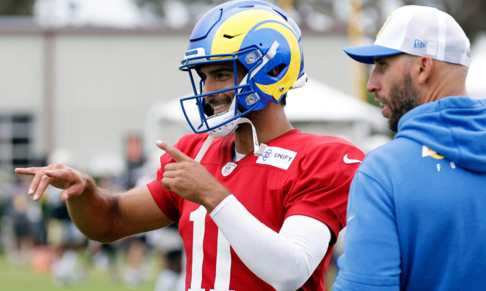 After several 'chaotic' seasons, Rams QB Jimmy Garoppolo is having fun again