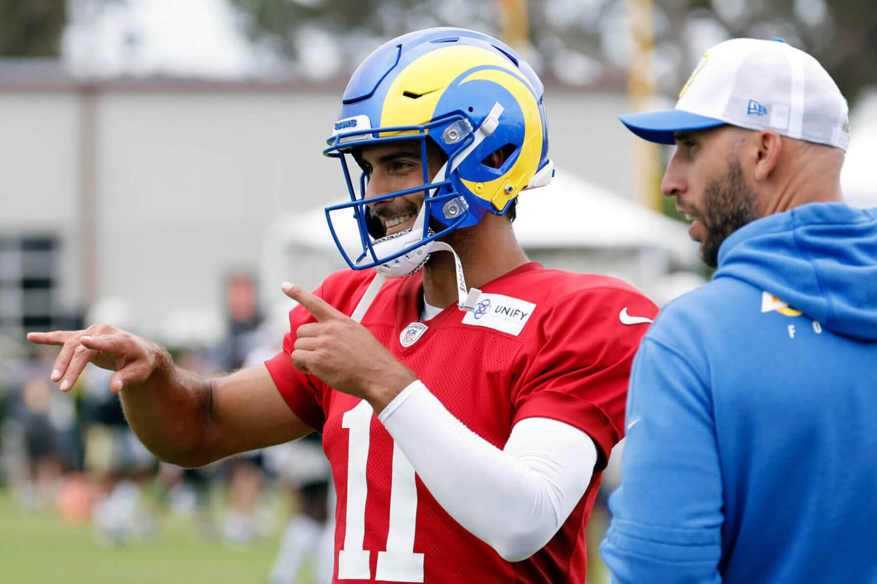 After several 'chaotic' seasons, Rams QB Jimmy Garoppolo is having fun again