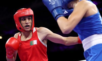 Algerian boxer Imane Khelif plagued by controversy wins bout