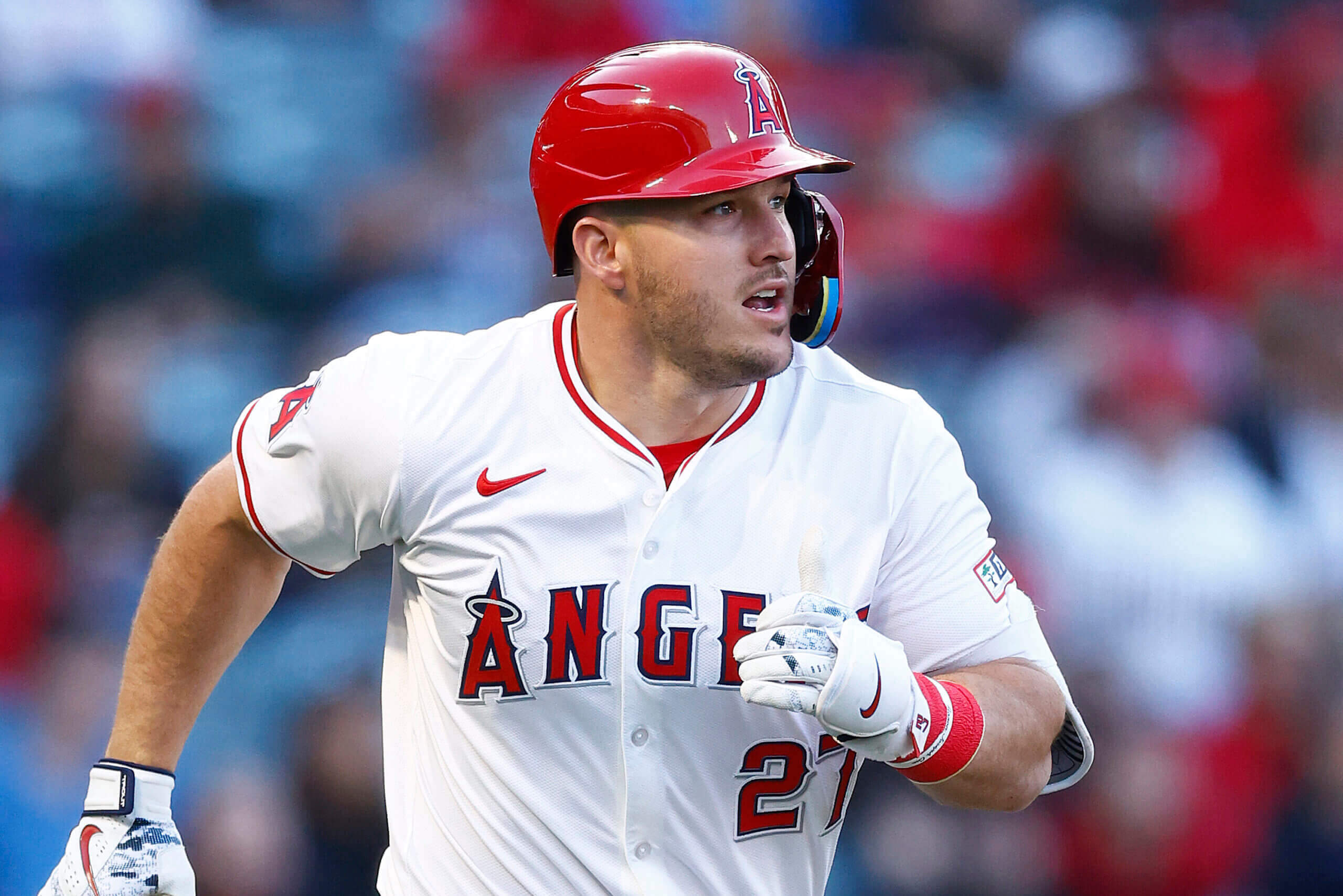 Angels' Mike Trout was devastated to miss the rest of the season with a new meniscus tear