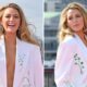 Blake Lively goes braless and shows off her breasts