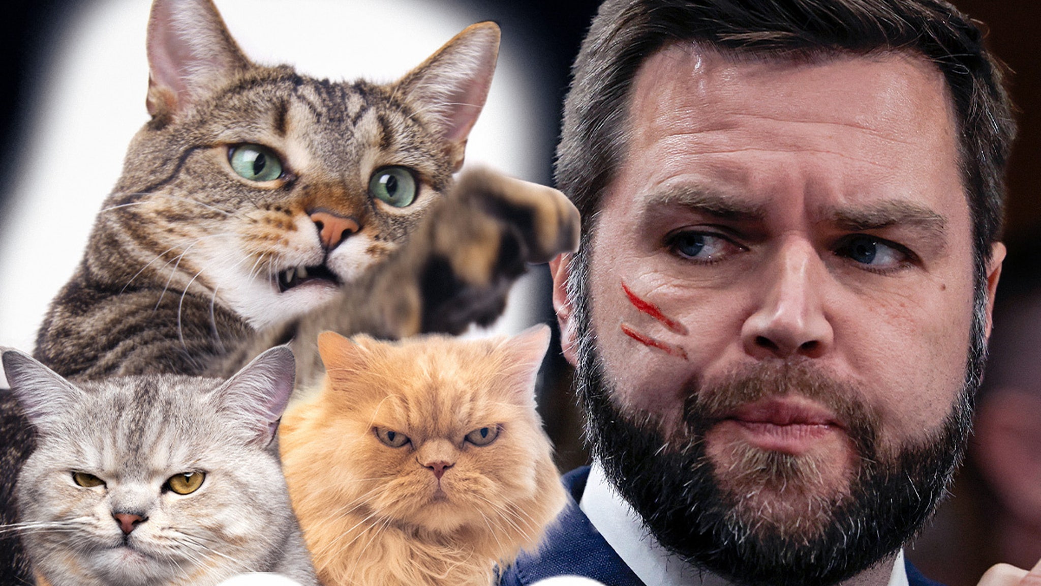 CatCon arrives at the Pasadena Convention Center without JD Vance