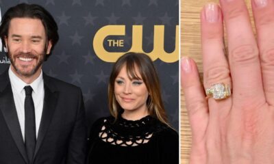 Kaley Cuoco shows off a huge engagement ring after fleeing Hollywood