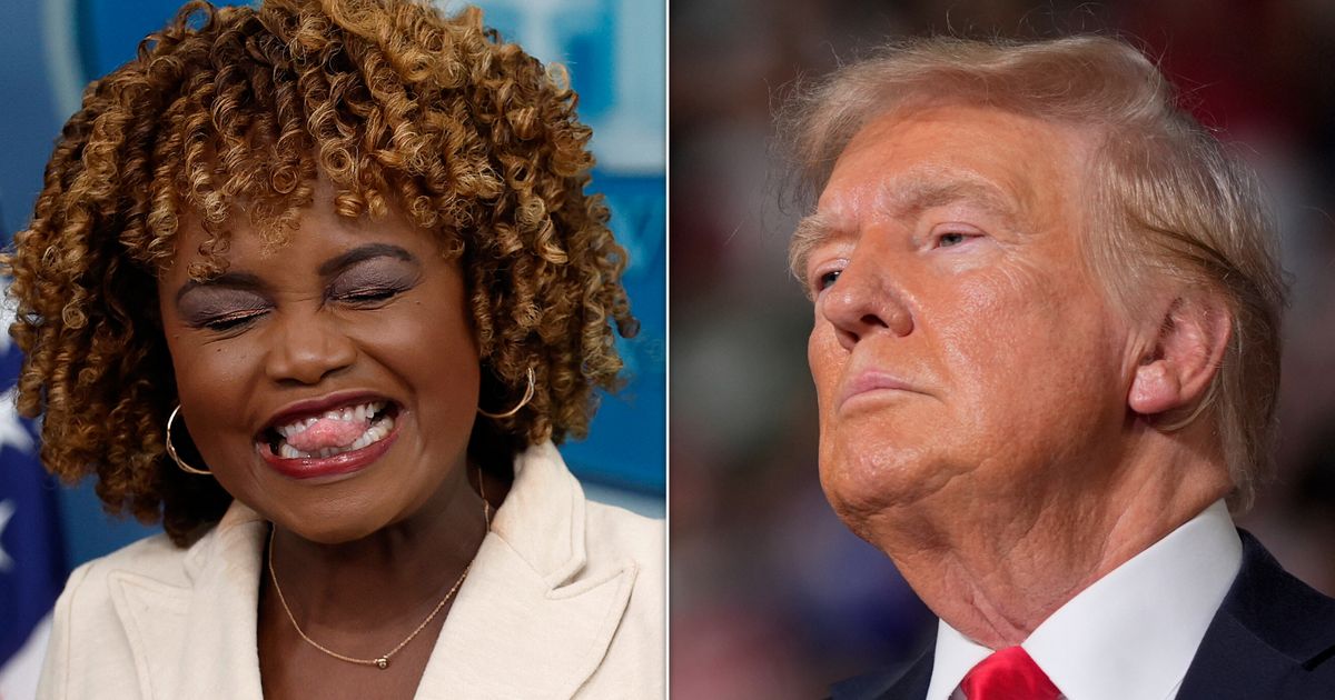 Karine Jean-Pierre's response to Trump's latest Biden conspiracy says it all